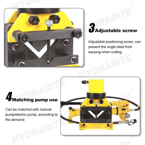 HHJG-100 HHJG-60 thủy lực thép góc cắt góc sắt máy cắt Công cụ thủy lực để cắt kim loại hiệu quả - Product Image 4