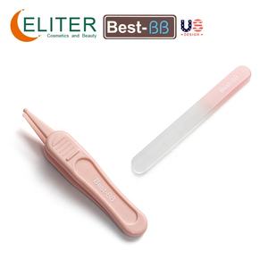 Eliter-Set de manicura 4 en 1 <span class=keywords><strong>rosa</strong></span> y azul con tubo de plástico para bebé, herramienta de cuidado de bebé 4 en 1, bonito set de manicura para niños - Product Image 4