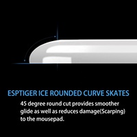Patins de souris personnalisés Logitech G Pro avec revêtement PTFE, spray, patins de souris de 7 mm, tapis de souris de jeu de 6,5 mm, patins de souris en verre de 6 mm
