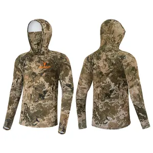 免费样品新款最受欢迎狩猎服装印花吸湿排汗男女狩猎衬衫供应商