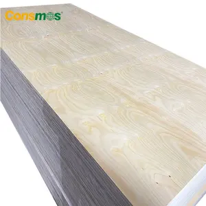 Tablero de madera contrachapada de pino de 9mm y 18mm para construcción, precio barato