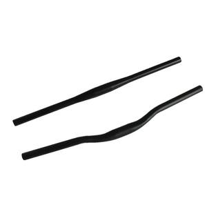 <b>Bicycle</b> <b>Handlebars</b> Flat Aluminum Alloy 31.8mm Black For Mountain Bikes Durable Straight Up The Swallow - Product Image 3