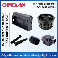 Carcasa de Aluminio de Grado Marino para ROV, Mecanizada por CNC Personalizada, Fresado de Precisión de 5 Ejes, Piezas para Drones Submarinos para Robótica Subacuática