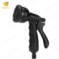 Tuyau d'arrosage en caoutchouc noir 3/4 ''avec fonction d'arrosage magique extensible Matériau en PVC léger pour laver les jardins de voitures
