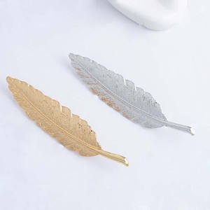 Tự làm thời trang giá rẻ vàng lá <span class=keywords><strong>Pin</strong></span> Trâm phụ nữ jewlery trang trí vàng bạc mạ Lông Lá ve áo <span class=keywords><strong>Pin</strong></span> Trâm cho Mens phù hợp với - Product Image 6