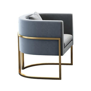 Vrijetijdsbesteding Moderne Designmeubelpoten Luxe Chaise Lounge Stoel Roestvrijstalen Woonkamerstoel - Product Image 1