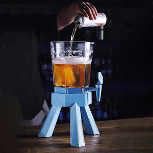 Torre Dispensadora <span class=keywords><strong>de</strong></span> <span class=keywords><strong>Cerveza</strong></span> LED Luminosa Comercial para Fiestas, Torre <span class=keywords><strong>de</strong></span> <span class=keywords><strong>Cerveza</strong></span> Clásica con Trípode para Bebidas Frías - Product Image 5