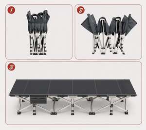 Nueva Cama Plegable Individual, Silla Cama Portátil para Descanso y Siesta en el Hogar y para Cuidado - Product Image 4