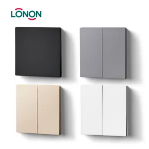 UK/EU Standard Wall Push Button Light Switch 16A Electrical Accessories outlets Sockets Wall Switches