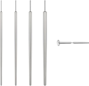 <span class=keywords><strong>Aguja</strong></span> para Piercing de Labio con Rosca de Acero Inoxidable 316L de HadiyahBeauty - Product Image 5