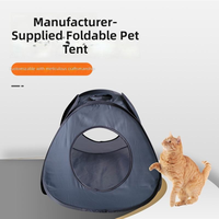 Tente pliable populaire pour animaux de compagnie, maison portable pour chiens et chats, utilisable en intérieur et en extérieur, lit de voyage pour animaux de compagnie pour le camping