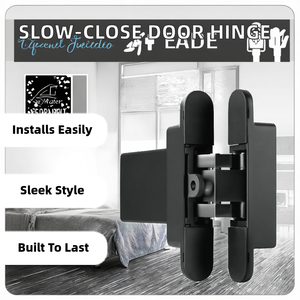 บานพับประตูแบบซ่อน Roeasy ผลิตจากโลหะผสมสังกะสี ดีไซน์ทันสมัย ระบบไฮดรอลิก ปิดอัตโนมัติแบบนุ่มนวล พร้อมสกรูติดตั้ง รับประกัน 1 ปี - Product Image 2