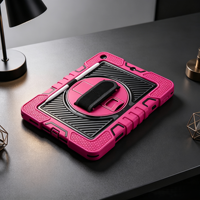 Housse de protection pour tablette en silicone + PC acrylique adaptée aux enfants, coque arrière durable pour Apple iPad 10e génération 10,9'' 2022