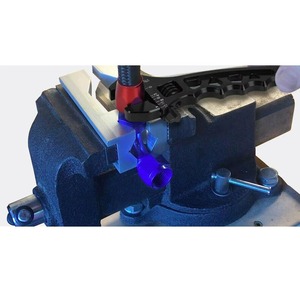 <b>Bench</b> Vise Aluminum Alloy Manual Pipe Holding <b>Tool</b> With Protective Jaws And Magnetic Blades For Car Modification - Product Image 1