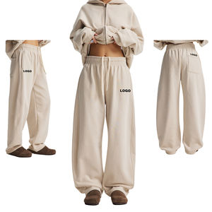 Pantalones Deportivos Personalizados de Pierna Ancha, Pantalones de Chándal para Hombre, Pantalones Deportivos de Felpa Francesa, Pantalones Deportivos Holgados de Pierna Recta - Product Image 5