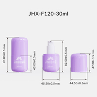 Bouteille de fond de teint vide personnalisée OEM ODM 30 ml en verre dépoli avec bouchon pour emballage de maquillage liquide