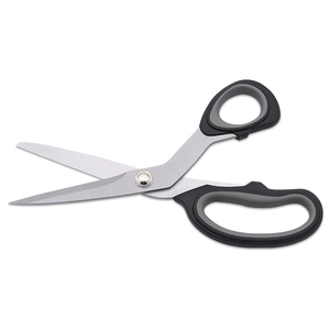 Đa mục đích con sinh viên chuyên nghiệp thép không gỉ cao su xử lý văn phòng kéo - Product Image 5