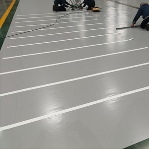 Cortinas laterales de camión de lona de PVC impermeables personalizadas de fábrica con revestimiento opaco para técnicas tejidas de transportador de semirremolque - Product Image 2