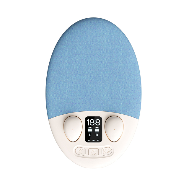 2-in-1 Pillow Sleep Speaker with Earbuds Blue Tooth Bone Conduction Speaker White Noise Machine for Shared Bedroom