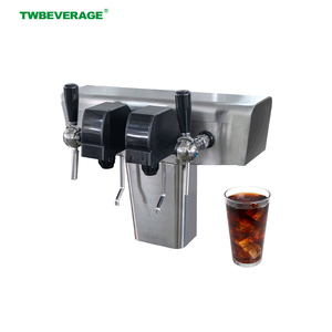 Unité <span class=keywords><strong>de</strong></span> fontaine à boissons gazeuses personnalisée avec têtes <span class=keywords><strong>de</strong></span> distribution mixtes et refroidisseur sous comptoir pour sodas et boissons gazeuses - Product Image 1