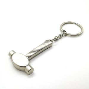 CY Wholesale Mini outils multifonctions en métal : hache, faucille, marteau, règle, porte-clés - Product Image 4