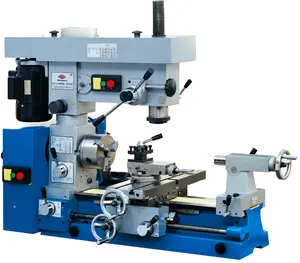 SP2302 300mm Mini Lathe And Milling Machine 26mm Metal Multipurpose 3 In 1 Lathe Mill And Drill Combo Machine