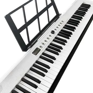 Máy Ghi Âm ABS Nhạc Cụ USB-MIDI Đàn Piano Trọng Lượng 88 Ứng Dụng Bộ Điều Khiển Bàn Phím Đàn Piano MIDI Bộ Tổng Hợp Với Giao Diện Bàn Đạp