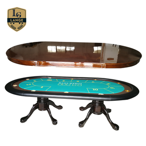 Table de <span class=keywords><strong>Poker</strong></span> Texas Hold'em, Table réversible, 96 pouces, avec couvercle en bois - Product Image 1