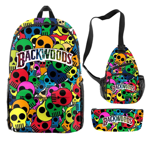 Mochila Escolar 3 en 1 con Estampado 3D Personalizado, Mochila de Viaje para Hombre y Mujer con Diseño de Galletas, Backwoods, RAW y <span class=keywords><strong>Runtz</strong></span> - Product Image 2