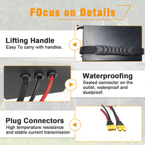 Paquetes de baterías de litio personalizados para robots UGV/AGV: 44.4V 48V 50.4V 52V 60V 60Ah 80Ah con interfaces BT, CAN y RS485 - Product Image 2