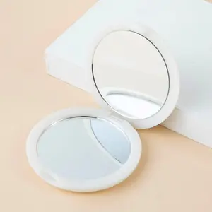 High Quality Custom Logo Cosmetic Portable Mini Compact Make Up Makeup Pocket Small Mirror For Cosmetic