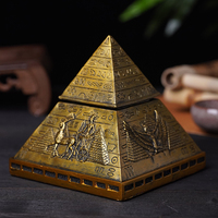 Ägyptische Pyramide Luxus Duft kerze Kreatives Schnitz modell für Hochzeits atmosphäre Dekoration für Bars Großhandel Duft