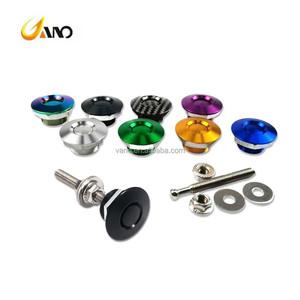 WANOU 30mm Verrou de capot de voiture à bouton-poussoir en aluminium, à dégagement rapide, neuf - Product Image 1