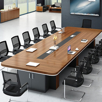 Meubles de bureau modernes, table de conférence en bois de luxe, table de réunion de haute qualité pour salle de réunion d'entreprise haut de gamme