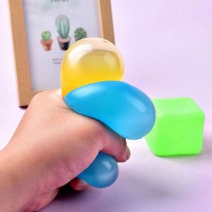 Hot-selling Creative Other Puzzle Soft Blocks Tofu Squishy Luminous Ice Cubes Stress Relief Toys Custom Logo for <b>Boys</b> Girls Ages - Product Image 2