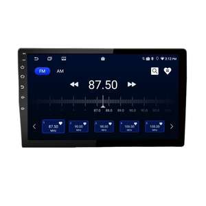 Autoradio multimédia portable 9 pouces GPS Android 11 avec écran tactile, télécommande, amplificateur RGB et fonction Mirror Link - Product Image 1