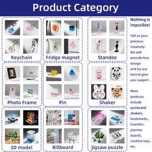 Porte-clés personnalisé en acrylique avec divers personnages; <span class=keywords><strong>Ninja</strong></span>, Geisha, Astronaute, Chef, <span class=keywords><strong>Robot</strong></span> pour des cadeaux uniques et des objets de collection - Product Image 4