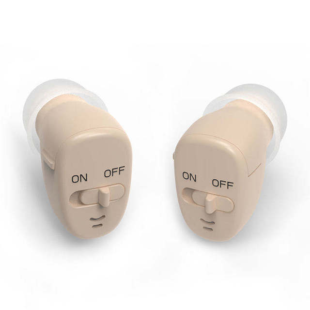 Lingdong Digital Invisible ITE Hearing Aid for Seniors Rechargeable A10 Zinc-Air Battery Mini CIC Design Noise Cancelling Quick