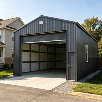 Garage extérieur privé en acier préfabriqué galvanisé