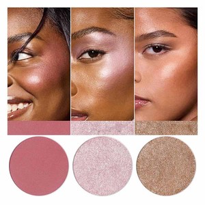 Nhãn Hiệu Riêng 3-Trong-1 <span class=keywords><strong>Highlighter</strong></span> Blush <span class=keywords><strong>Bronzer</strong></span> Đường Viền Palette Nước Bằng Chứng Ánh Sáng lung linh Mỹ Phẩm Trang Điểm Cho Ánh Sáng Tối Công Bằng Kim Loại - Product Image 2