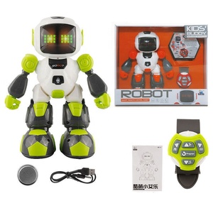 616-1 Robot de control de reloj Juguete Bailando y Musical Mini RC Robot para caminar Coche de juguete de plástico Robot Coche inteligente - Product Image 6