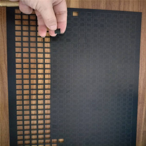 ปะเก็นโลหะอลูมิเนียมอัลลอยด์ 10x10x0.6 มม. รูปสี่เหลี่ยมผืนผ้า อโนไดซ์อเนกประสงค์ - Product Image 1