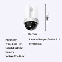 Ampoule musicale RGB E27, haut-parleur sans fil, lampe d'ambiance à changement de couleur LED pour la décoration de fête et de la maison