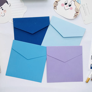 <span class=keywords><strong>Enveloppes</strong></span> <span class=keywords><strong>carrées</strong></span> colorées avec logo personnalisé, <span class=keywords><strong>enveloppes</strong></span> de haute qualité pour invitations de mariage, cartes de remerciement, emballages de cartes-cadeaux - Product Image 4