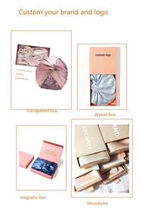 <span class=keywords><strong>Gorro</strong></span> de <span class=keywords><strong>Dormir</strong></span> de Seda de Morera 100% Personalizado <span class=keywords><strong>para</strong></span> Mujer, Turbante <span class=keywords><strong>para</strong></span> el Cabello con Coleteros, Sin Calor, Sin Frizz - Product Image 4