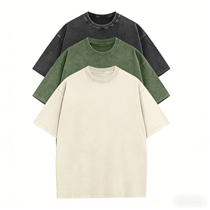 T-<span class=keywords><strong>shirt</strong></span> vintage délavé à l'acide avec impression <span class=keywords><strong>de</strong></span> logo personnalisé OEM, 100% coton, coupe ample, style rétro, imprimé, pour hommes et femmes - Product Image 1