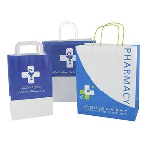 Recyclable Kraft vente au détail Prescription jetable maladie environnement SOS médecine parchemin médical pharmacie sac en papier - Product Image 3