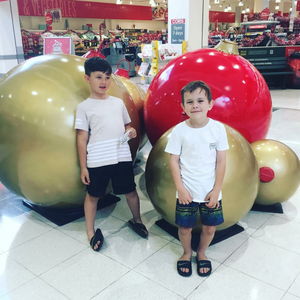 All'aperto Gigante Rossa In Fibra di vetro di Natale Palla Palline Di Natale per la decorazione di natale - Product Image 4