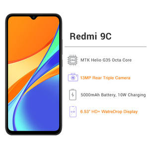 Versión Global del Teléfono Inteligente XIAOMI <span class=keywords><strong>Redmi</strong></span> <span class=keywords><strong>9C</strong></span>, 3GB 64GB, Pantalla de 6.53 Pulgadas, MediaTek Helio G35, Cámara Cuádruple de 13MP, Batería de 5000mAh - Product Image 4