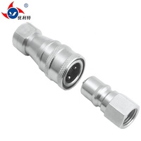 Raccords de déconnexion rapide en acier inoxydable pour tuyaux hydrauliques 1/2''~6'' Filetage BSPP/BSPT/NPT/Métrique Poli
